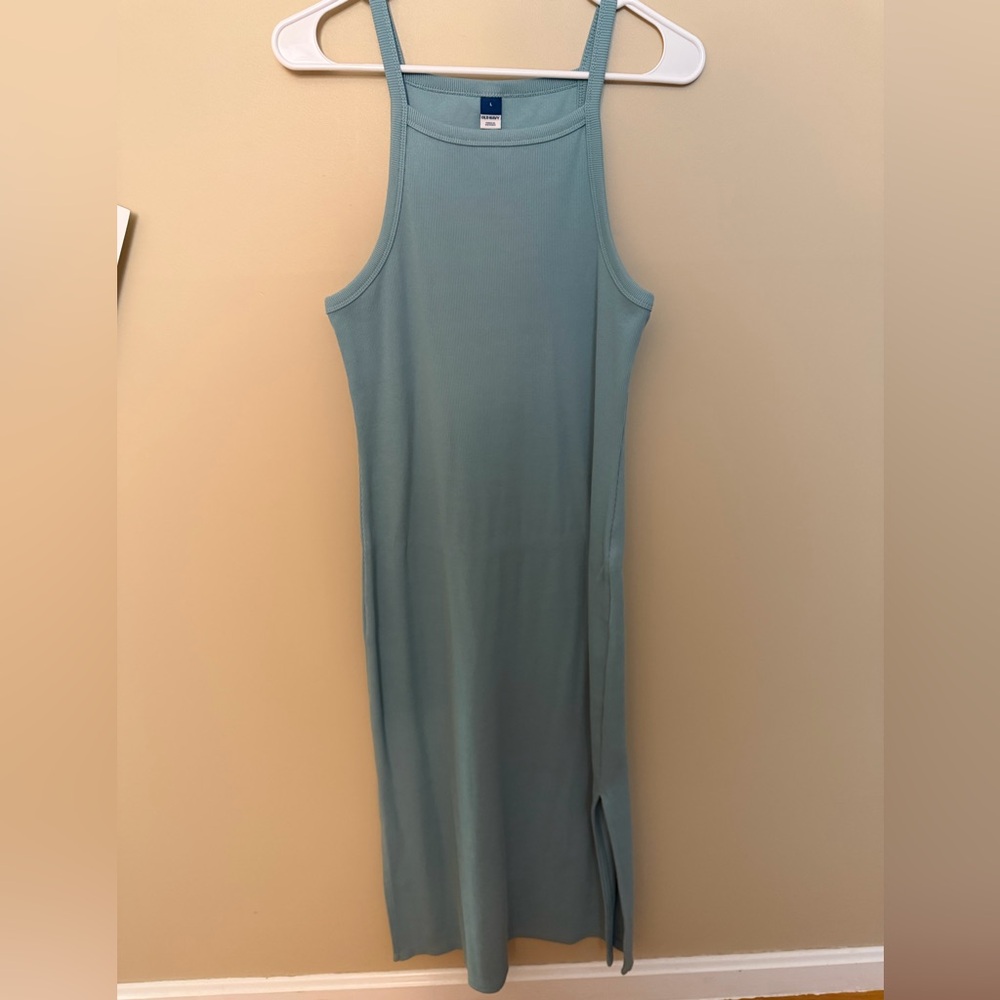 Old Navy seafoam green Ribbed bodycon dress